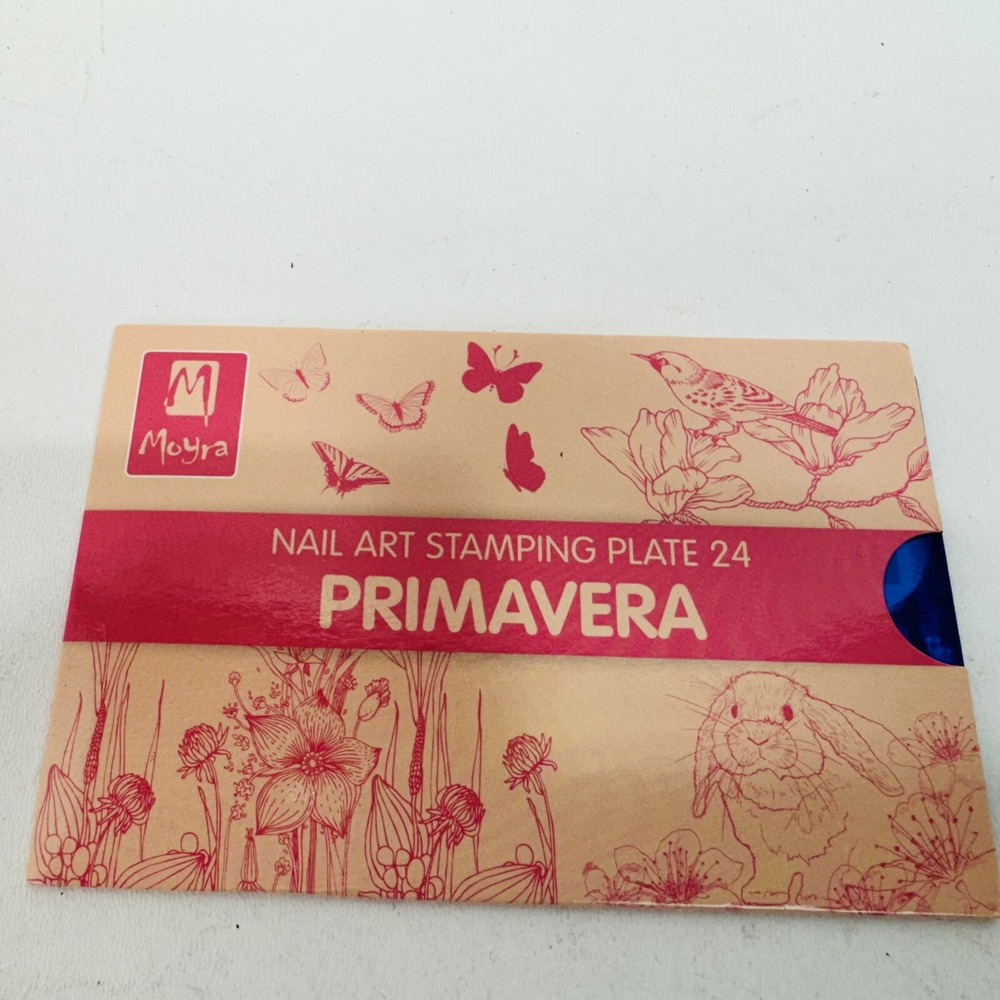 Moyra Stamping Plate Nail Art Accessories plate 24 / PRIMAVERA